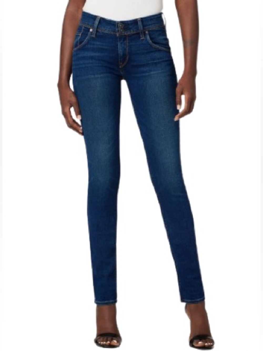 Hudson Jeans Collin Mid-Rise Skinny Jeans